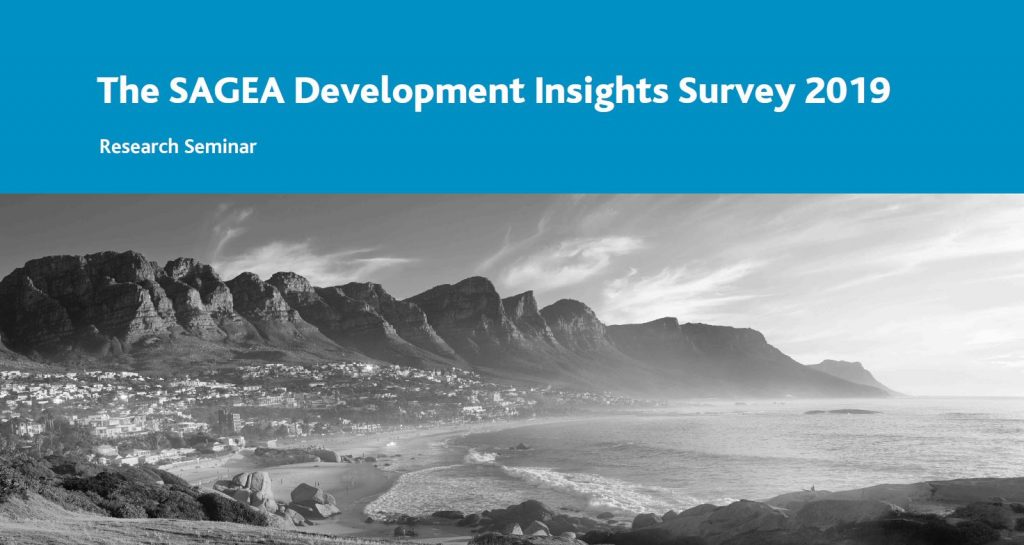 SAGEA Development Insights Survey 2019